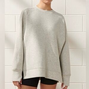 YPB Your Personal Best Gray Crew Neck Raglan Sleeve‎ Sweatshirt S New With Tags